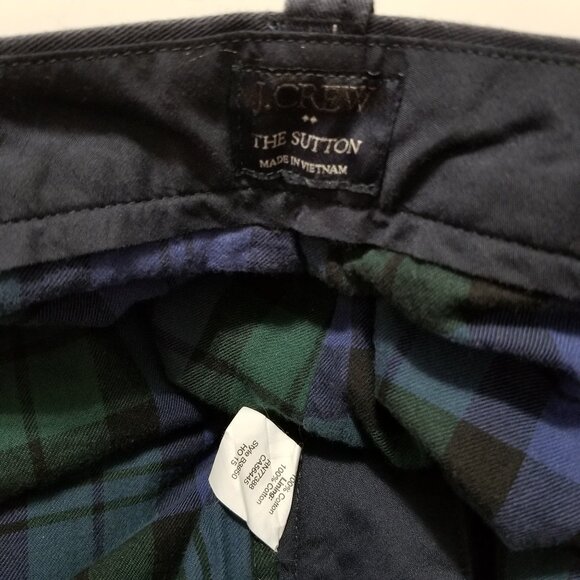J.Crew pants Size? The Sutton twill chino khaki flannel lined Factory B3850 - Picture 11 of 12